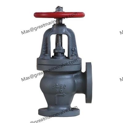 Qingdao Marine Cast Iron Screw Down Check Angle Valve จีไอเอส เอฟ 7354 5K