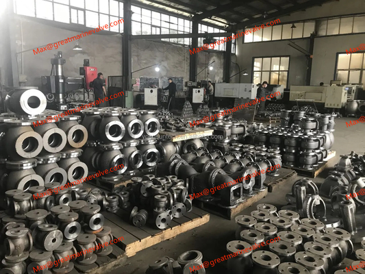 JIS F7308 MARINE CAST IRON ANGLE VALVE 10K 2&quot; ถึง 14&quot; DN50-DN450
