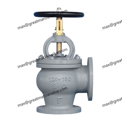 วาล์วมุมกลอบเหล็กเหล็กเหล็กเหล็กเหล็กเหล็กเหล็ก JIS F7320 10K