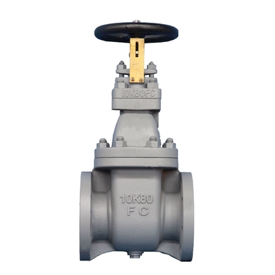 วาล์วประตูเหล็กเหล็กเหล็ก JIS F7364 10K DN50--DN400
