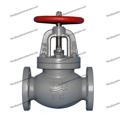 JIS F 7353 MARINE CAST IRON GLOBE SDNR VALVE 2" ถึง 14"