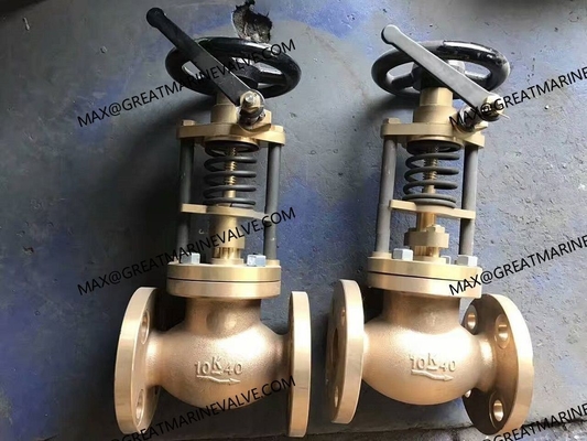 JIS F7399 วัลล์วปิดฉุกเฉินทองแดงเรือ JIS F7399 5K/10K