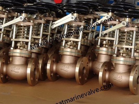 JIS F7399 วัลล์วปิดฉุกเฉินทองแดงเรือ JIS F7399 5K/10K