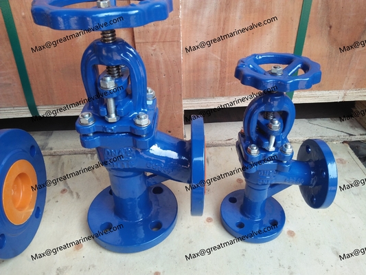 DIN เหล็กเหล็กเหล็กเหล็ก Flanged วาล์วมุม.มุมตรวจสอบ PN6/10/16/25/40/64 หน้าต่อหน้าตาม DIN3202F1 ตาม DIN2533