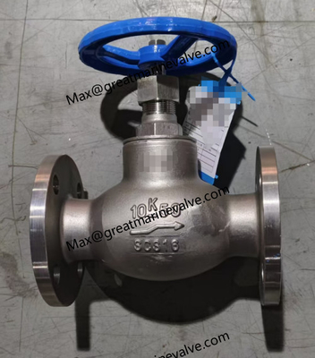 JIS F 7303 16K SCS16 วาล์วกลอบเหล็กไร้ขัด SS VALVE SERIES JIS 5K 10K 16K, ASME,API,CLASS150# 300#