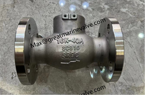 JIS F 7303 16K SCS16 วาล์วกลอบเหล็กไร้ขัด SS VALVE SERIES JIS 5K 10K 16K, ASME,API,CLASS150# 300#